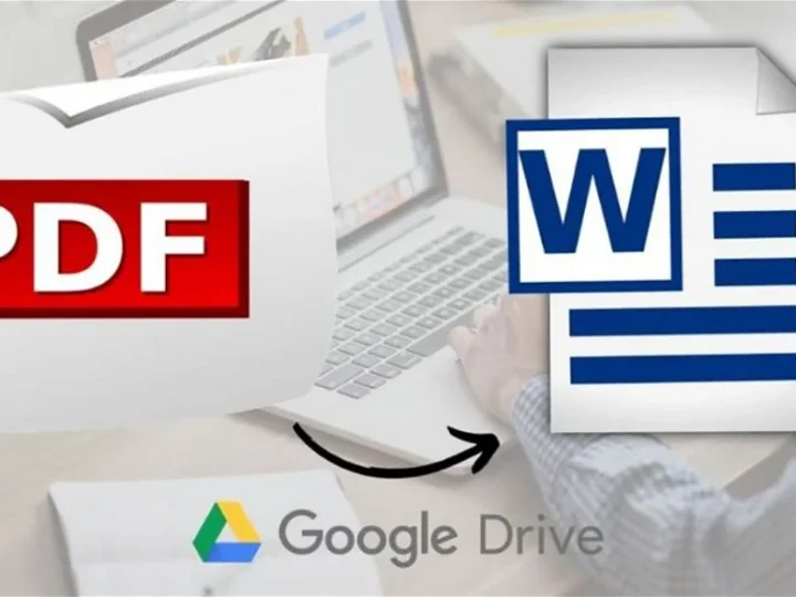 How to convert a PDF to Word with Google Drive