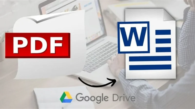 How to convert a PDF to Word with Google Drive
